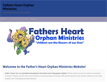 Tablet Screenshot of fathersheartorphanministries.com